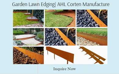 Corten Steel Lawn Edging Manufacturer